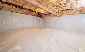 Crawl Space Moisture Barrier After in Santa Rosa