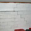 A buckling foundation wall in a Antelope home.