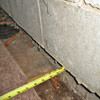 Foundation wall separating from the floor in Rohnert Park home