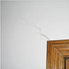 wall cracks along a doorway in a Davis home.